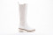 Bottes en cuir mat - Blanc - Lince