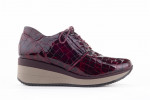 Baskets compensées en cuir fantaisie - Lince