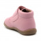 Chaussures enfant à scratch en cuir lisse - Rose - elorell