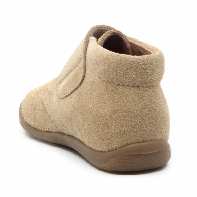 Chaussures enfant à scratch en daim - Beige - elorell