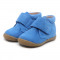 Chaussures enfant à scratch en daim - Bleu - elorell