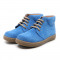 Chaussures enfant à lacets en daim - Bleu - elorell