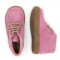 Chaussures enfant à lacets en daim - Rose - elorell