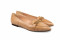 Mocassins en cuir effet croco - Beige - Xseni Greye