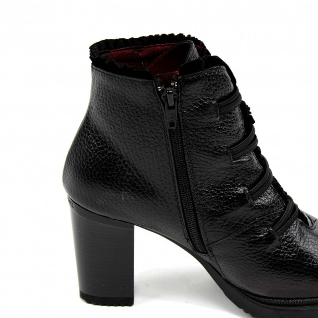 Bottines à talon en cuir grainé - Jose Saenz