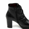 Bottines à talon en cuir grainé - Jose Saenz