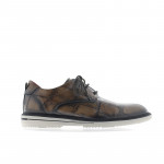 Derbies en cuir effet croco - Jose Saenz
