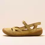 Chaussures confortables en cuir doux à bride velcro - El naturalista
