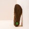 Sandales confortables plates à lanières entrelacées - Cuivre - El naturalista