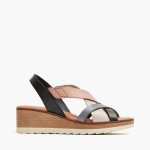 Sandales compensées à fines et larges brides - Marila
