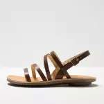 Sandales plates à multi lanières - Marron - Neosens