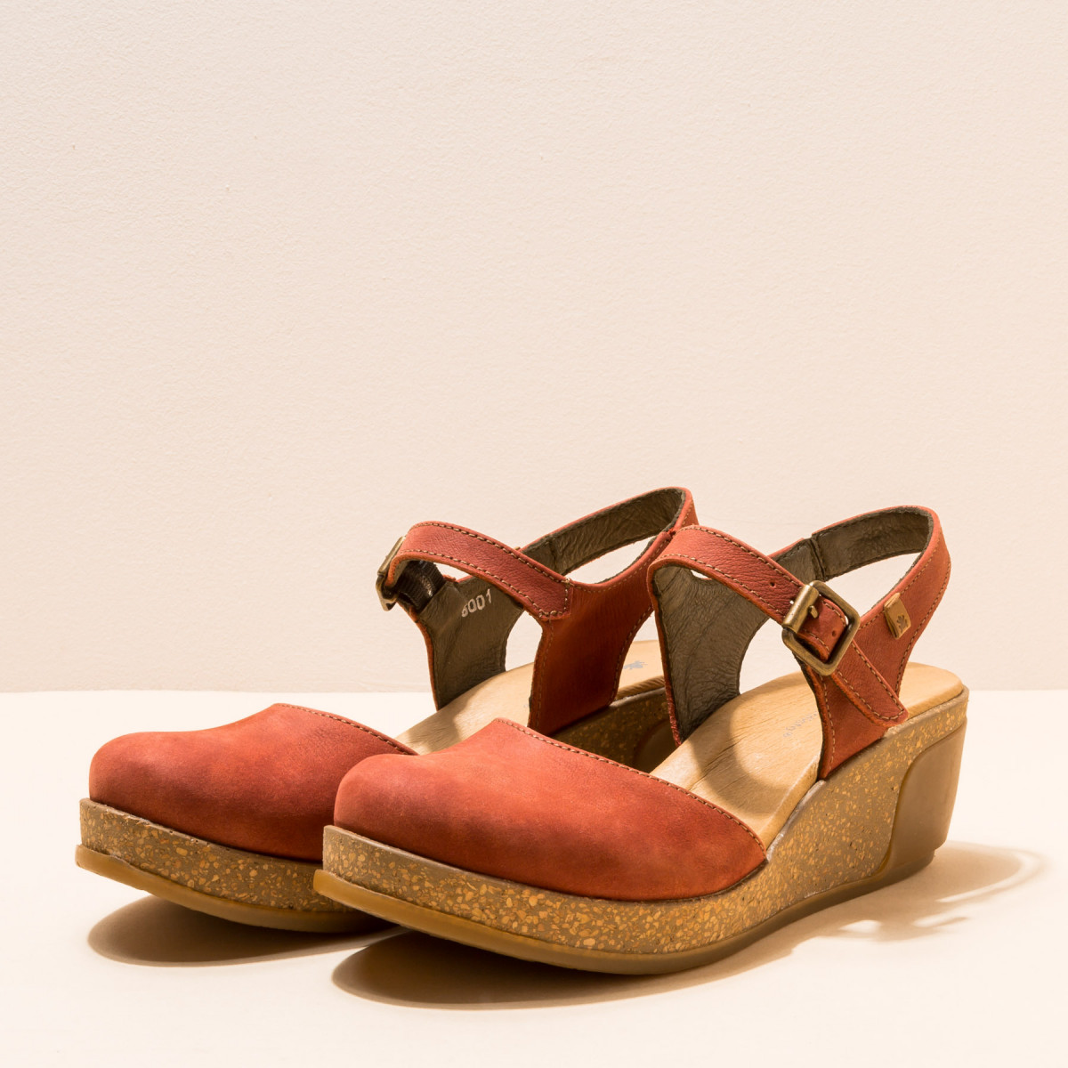 Sandale compensée on sale fermé