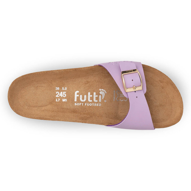 Mules plates pastel - Violet - Futti