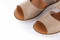 Sandales compensées confortables - Beige - Lince