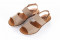 Sandales compensées confortables - Beige - Lince