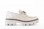 Mocassins plateforme en cuir verni - Lince