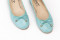 Ballerines en cuir - Bleu - Lince