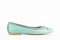 Ballerines en cuir - Turquoise - Lince