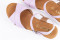 Sandales compensées en cuir - Lila - Lince
