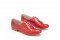 Derbies en cuir verni - Rouge - Lince