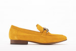 Mocassins en daim à maillons dorés - Lince