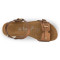 Sandales confortables compensées à talon en liège - Bronze - Futti