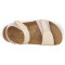 Sandales confortables enfants ergonomiques à scratch - Beige - Futti