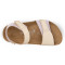 Sandales enfants ergonomiques à scratch - Beige - Futti