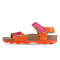 Sandales confortables enfants ergonomiques à scratch - Rose - Futti