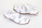 Sandales à petit talon carré à brides croisées - Blanc - Lince
