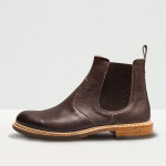 Bottines chelsea en cuir mat - Marron - Neosens