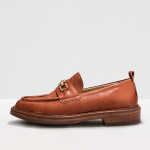 Mocassins en cuir à chaine dorée - Neosens