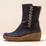 Bottines compensées brodées à la main - El naturalista