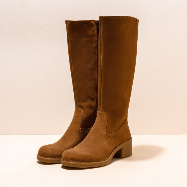 Bottes à talon en cuir doux - Cuivre - El naturalista