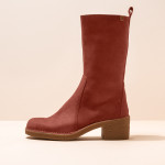 Bottes mi-hautes à talon en cuir doux - El naturalista