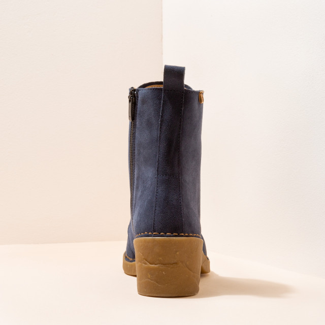 Bottines à talon et lacets en cuir suédé - El naturalista