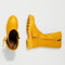 Bottines plates en cuir gras - Jaune - art