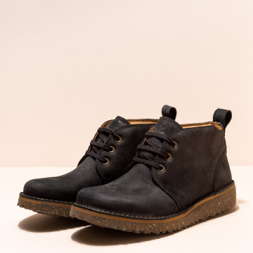 Low boots à lacets - Noir - El naturalista