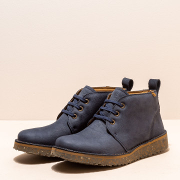 Low boots à lacets - Bleu - El naturalista