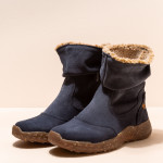 Bottines fourrées en cuir suédé - El naturalista