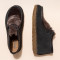 Chaussures confortables en daim et fausse fourrure - Noir - El naturalista