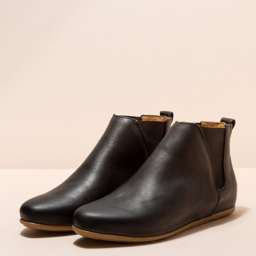 Chelsea boots en cuir - Noir - El naturalista