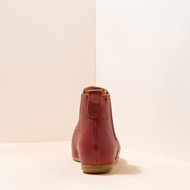 Chelsea boots en cuir - Rouge - El naturalista