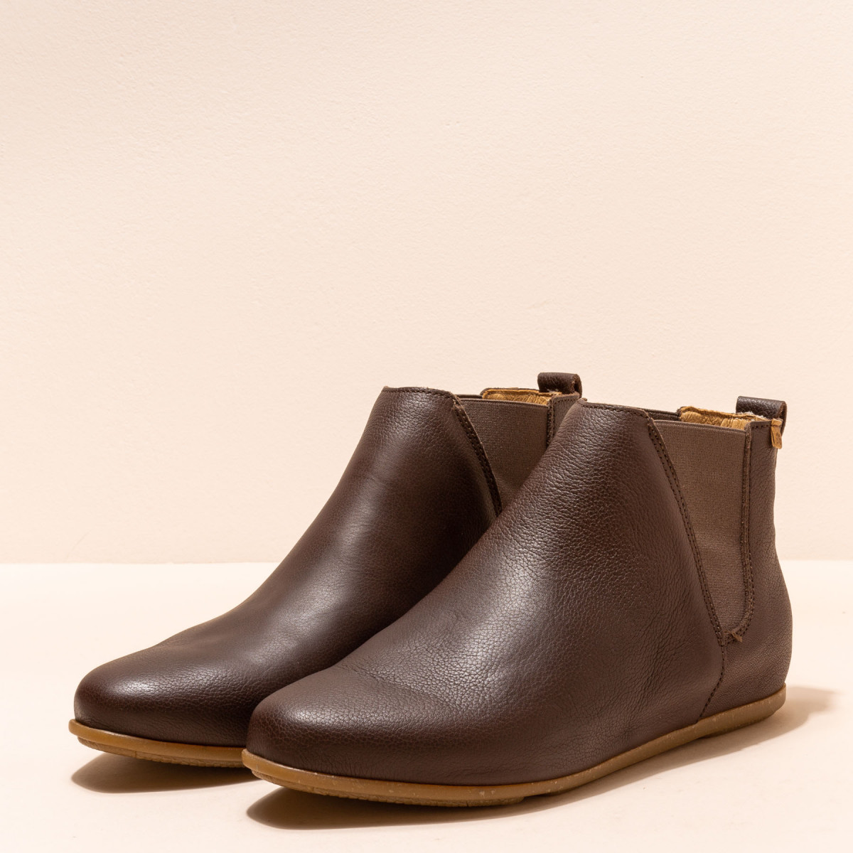 Chelsea boots en cuir - Marron - El naturalista