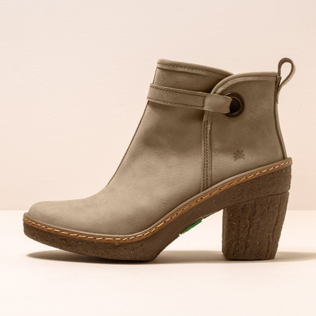 Bottines à talon recyclé - Beige - El naturalista