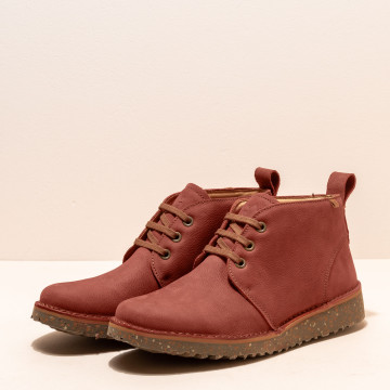 Low boots à lacets - Rouge - El naturalista