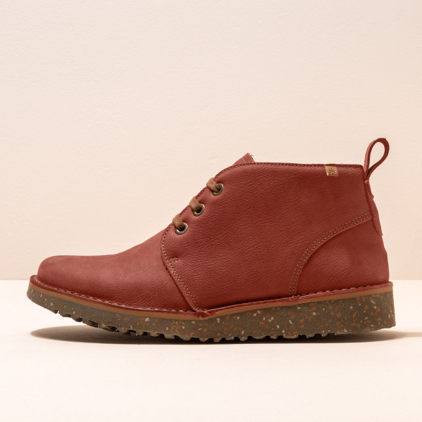 Low boots à lacets - Rouge - El naturalista