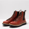 Baskets montantes en cuir - art