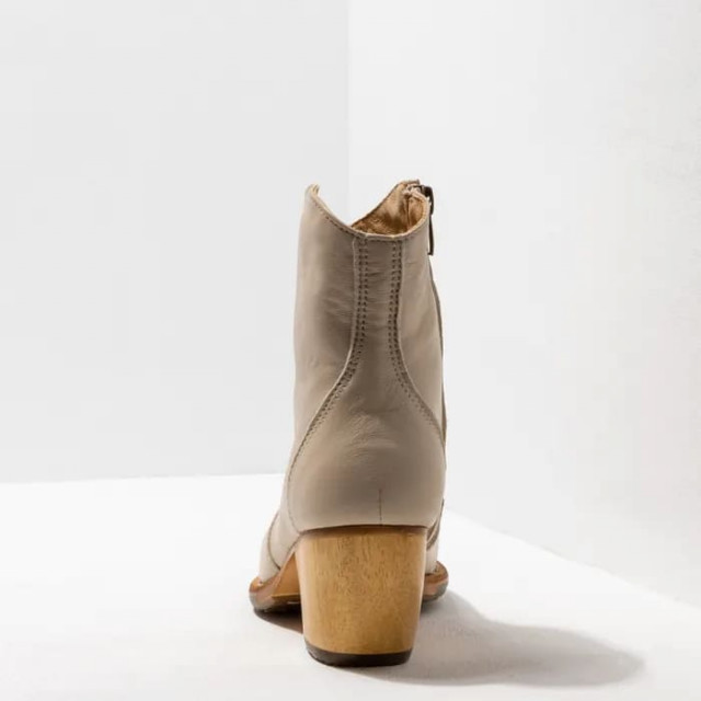 Bottines santiag en cuir - Crème - Neosens