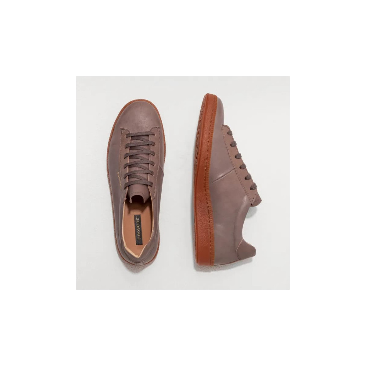 Baskets en cuir lisse - Neosens